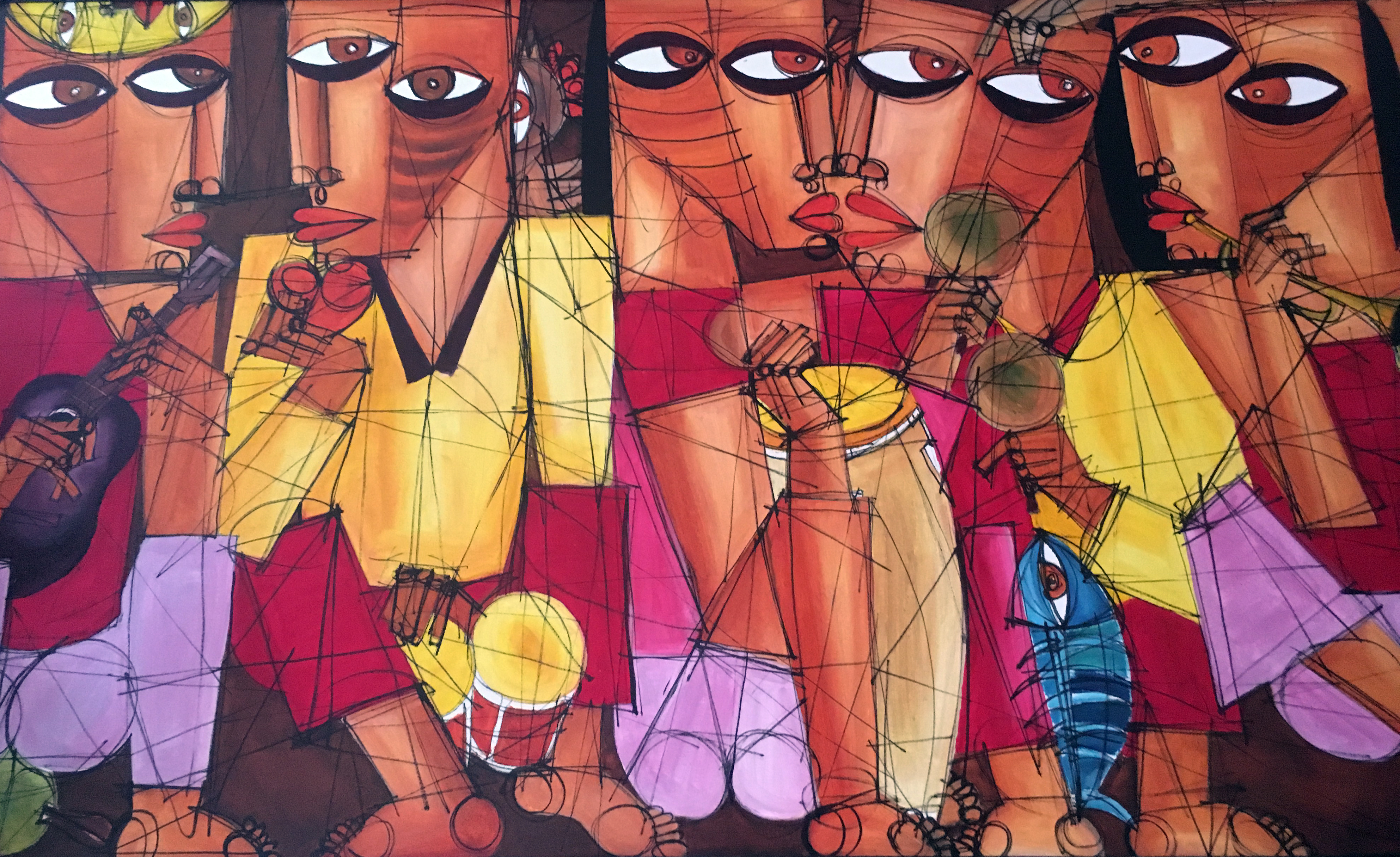 afro cuban art The Gite Gallery